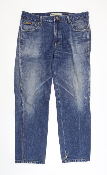 Womens UK Size 38 in Preworn Regular Fit Straight Blue Jeans