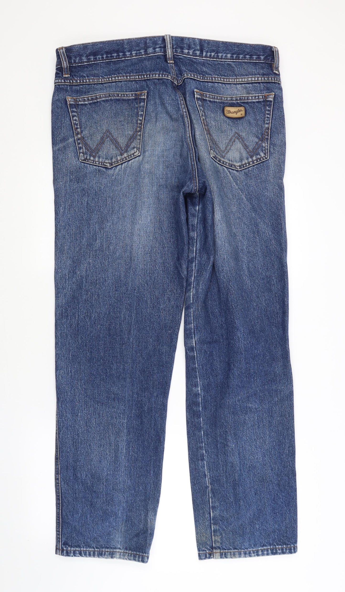 Womens UK Size 38 in Preworn Regular Fit Straight Blue Jeans