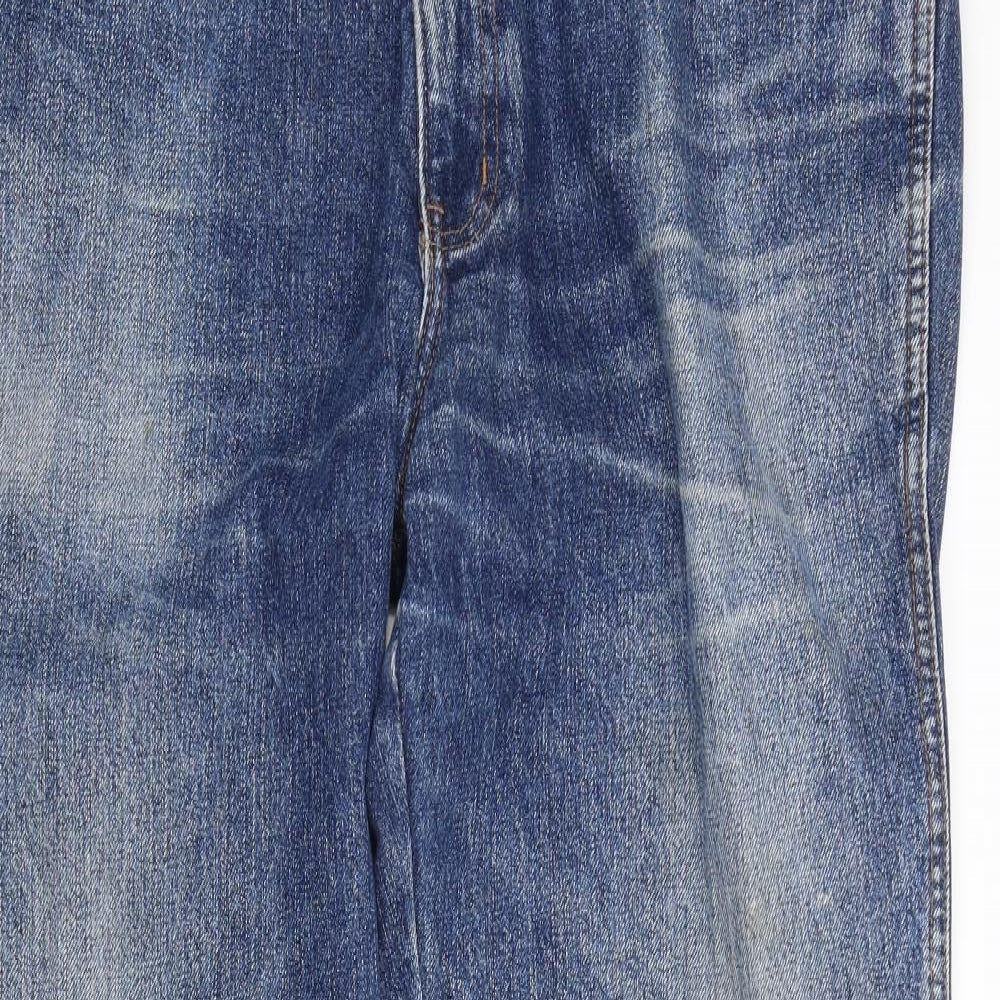 Womens UK Size 38 in Preworn Regular Fit Straight Blue Jeans