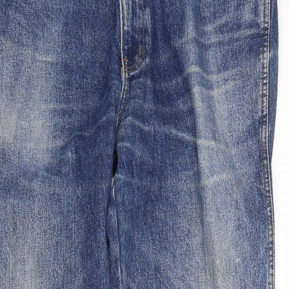 Womens UK Size 38 in Preworn Regular Fit Straight Blue Jeans