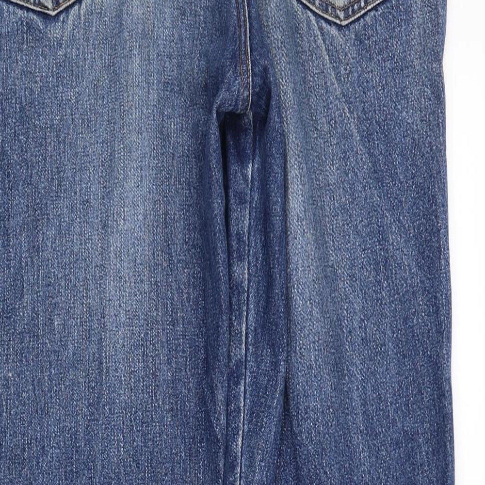 Womens UK Size 38 in Preworn Regular Fit Straight Blue Jeans