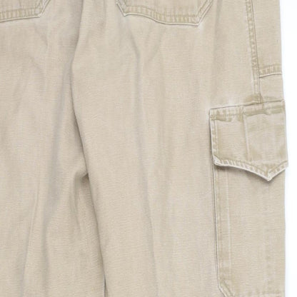 Mens UK Size 38 in BIGSAM Regular Fit Chino Beige Trousers