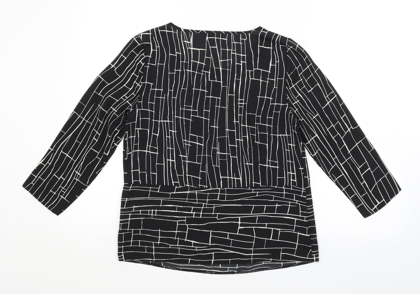Womens UK Size  Debenhams Black Basic Blouse