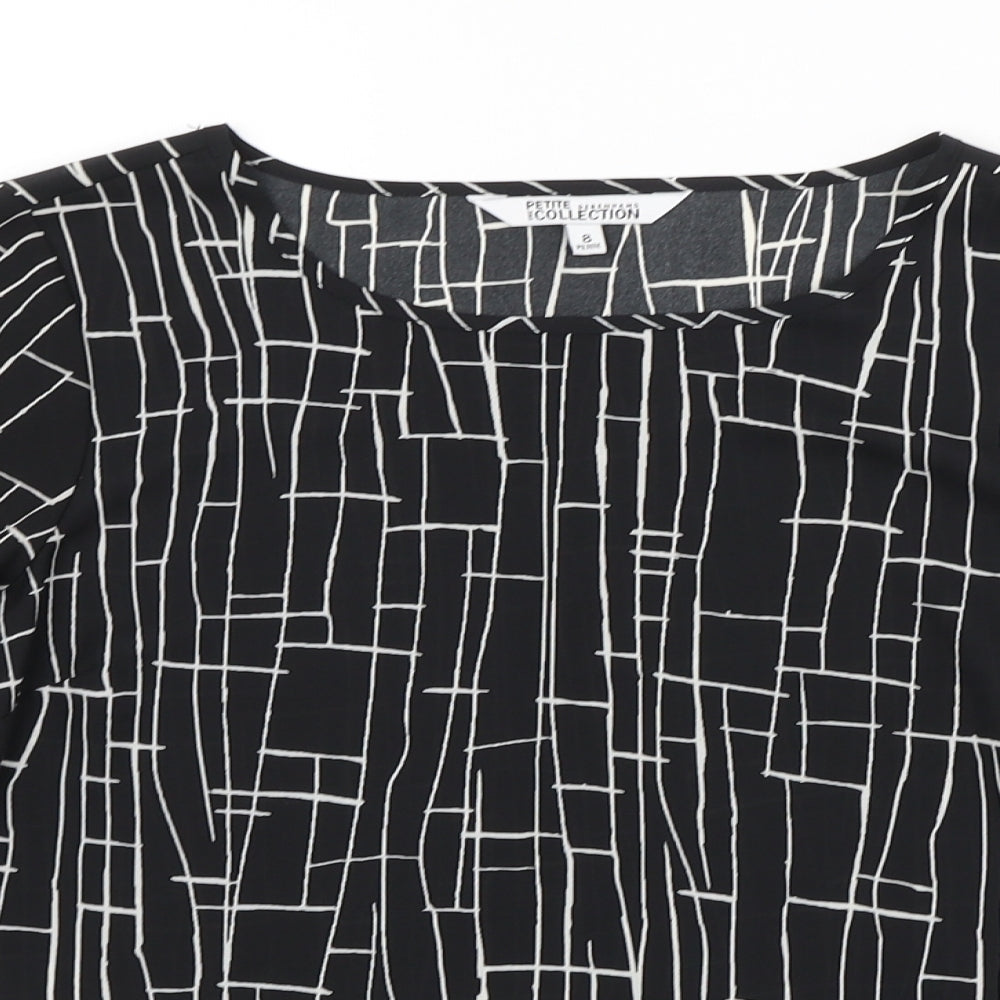 Womens UK Size  Debenhams Black Basic Blouse
