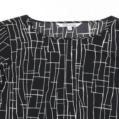Womens UK Size  Debenhams Black Basic Blouse