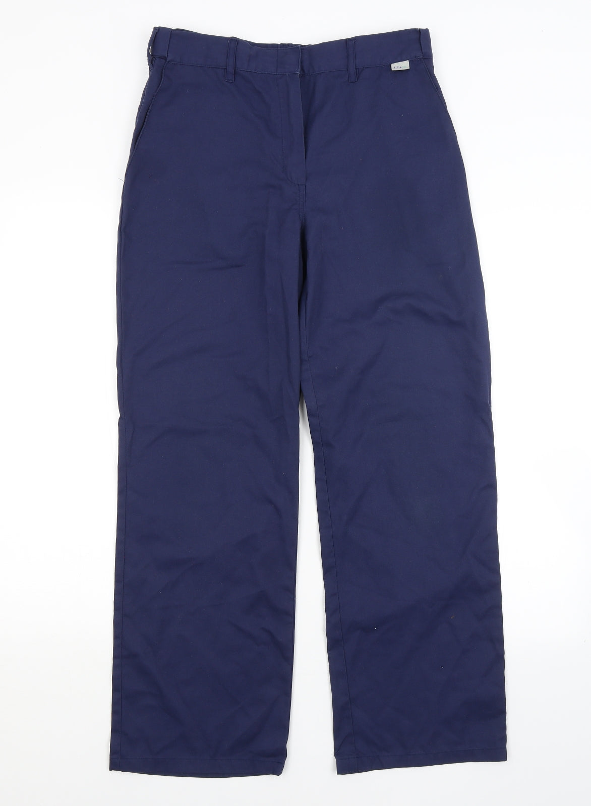 Womens UK Size 10 Preworn Regular Fit  Blue Trousers