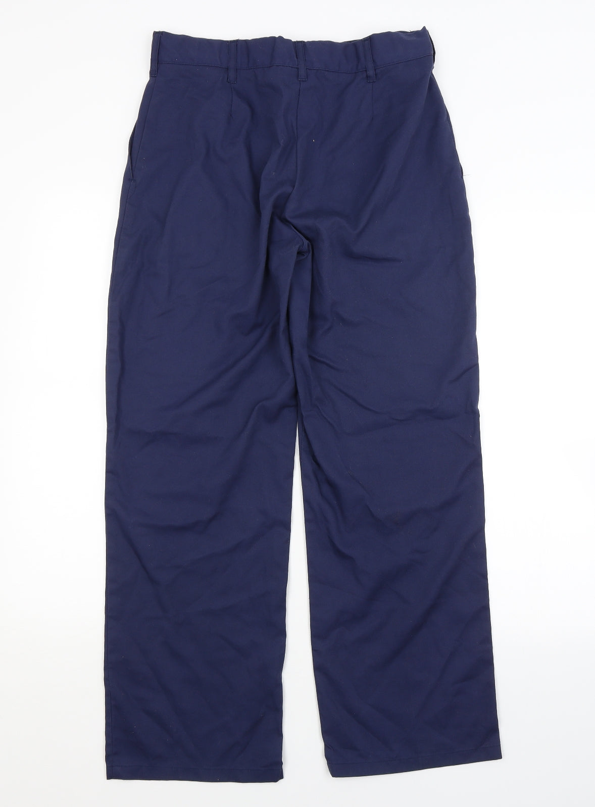 Womens UK Size 10 Preworn Regular Fit  Blue Trousers