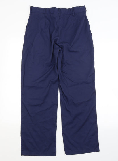 Womens UK Size 10 Preworn Regular Fit  Blue Trousers