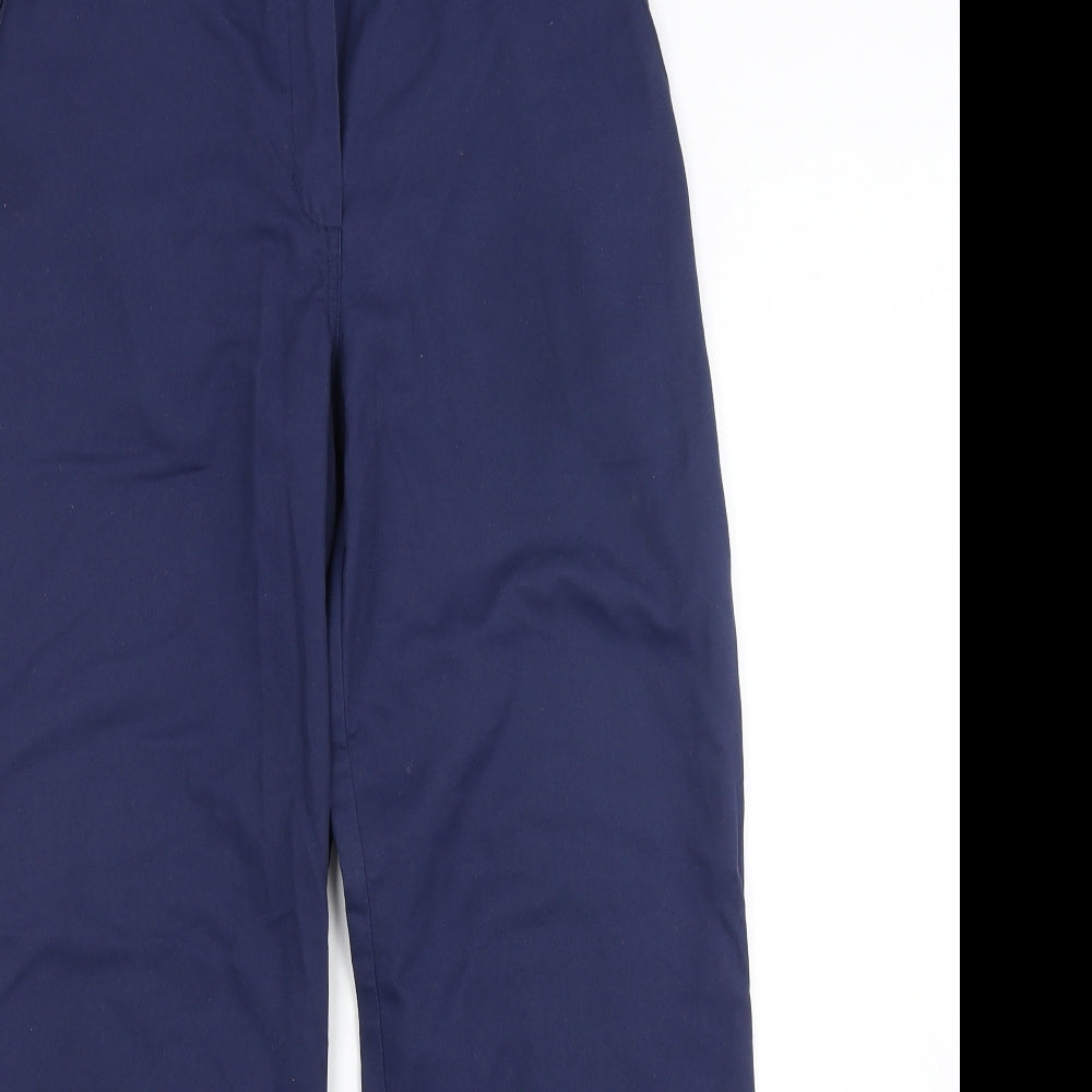 Womens UK Size 10 Preworn Regular Fit  Blue Trousers