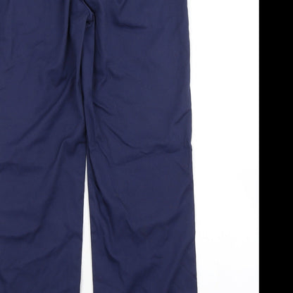 Womens UK Size 10 Preworn Regular Fit  Blue Trousers