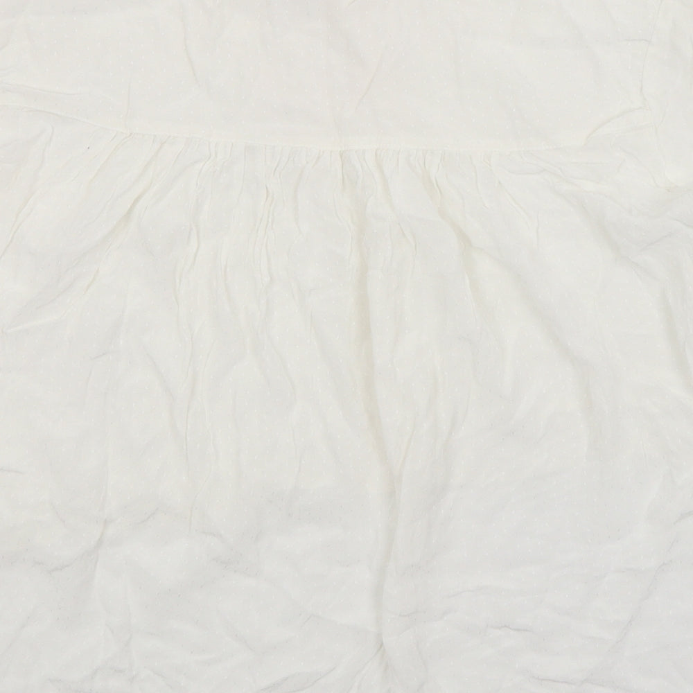 ANNA GLOVER Womens White   Basic Blouse Size 10