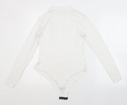 MISSY EMPIRE Womens White   Unitard One-Piece Size M