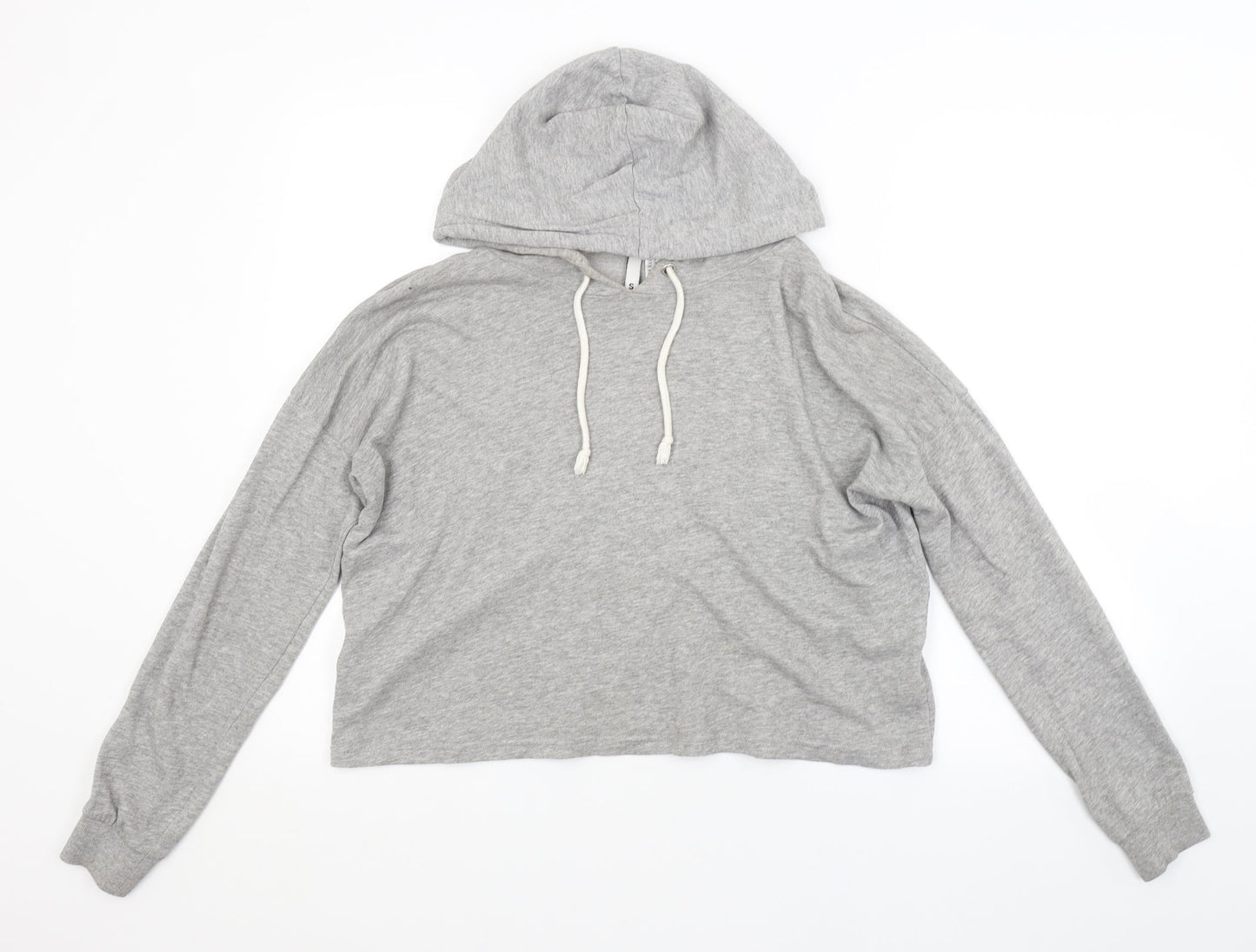 H&M Womens Grey   Pullover Hoodie Size S
