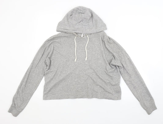 H&M Womens Grey   Pullover Hoodie Size S