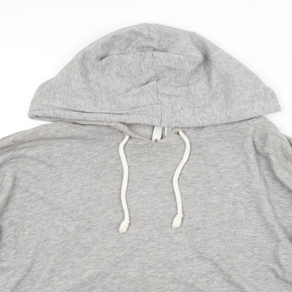 H&M Womens Grey   Pullover Hoodie Size S
