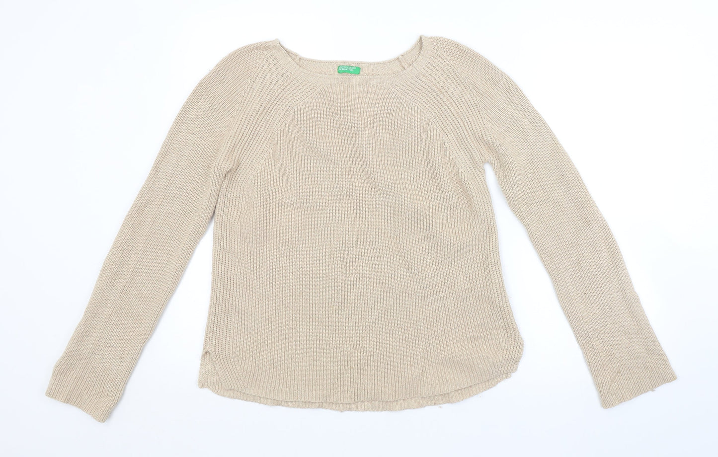 Preworn Womens Gold   Pullover Jumper Size S
