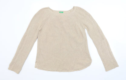 Preworn Womens Gold   Pullover Jumper Size S