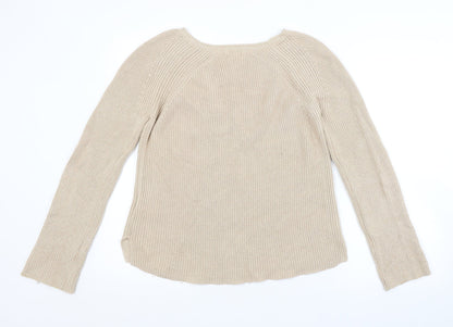 Preworn Womens Gold   Pullover Jumper Size S