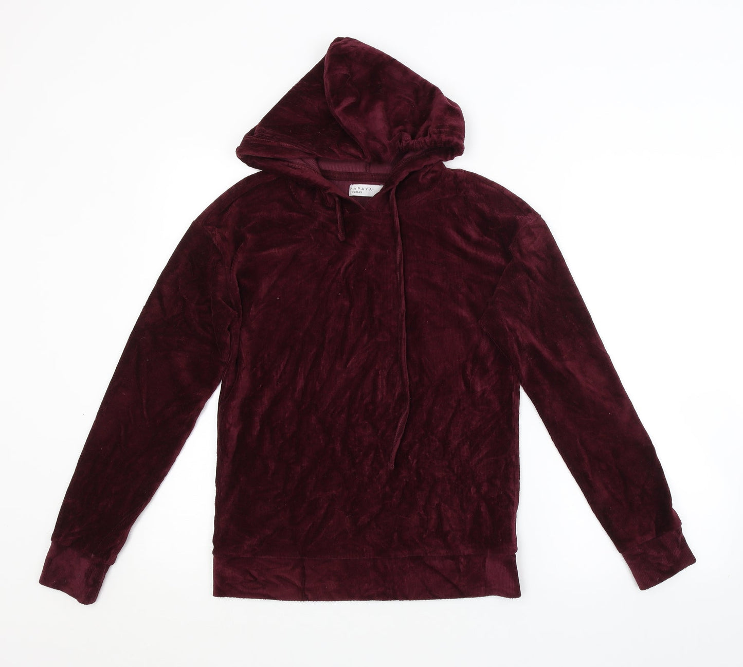 Papaya Womens Purple   Pullover Hoodie Size XS