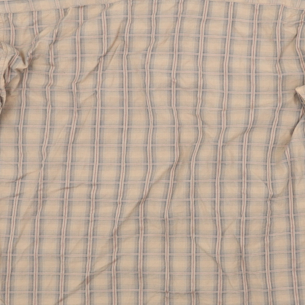 Mens UK Size M Linea Brown  Button-Up Long Sleeve Casual Shirt