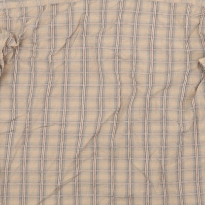 Mens UK Size M Linea Brown  Button-Up Long Sleeve Casual Shirt
