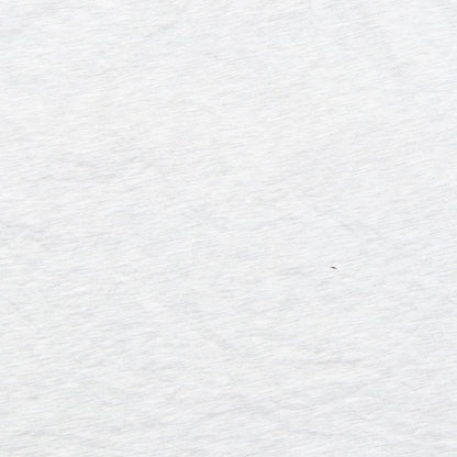 Brand and care label for Primark girls’ grey basic t-shirt, size 11-12, years