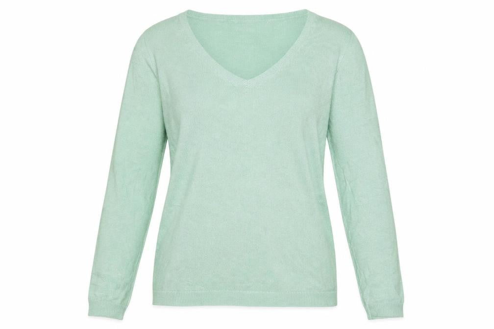 Womens UK Size L Vera Moda Green Pullover Jumper
