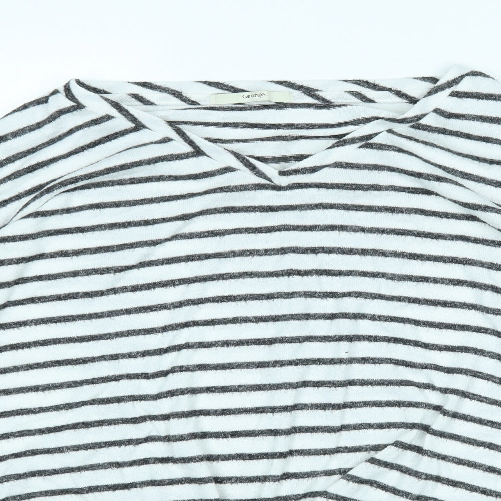 George Womens Multicoloured Striped  Pullover Jumper Size 20