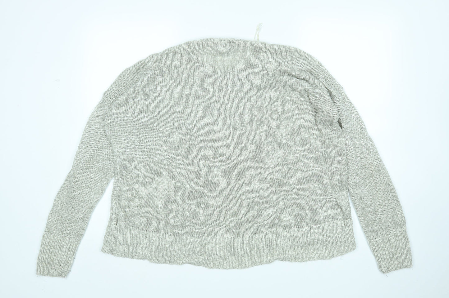 Womens UK Size L New Look Grey Pullover Jumper