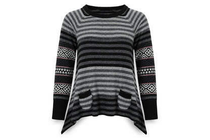 Womens UK Size 10 NEXT Multicoloured Pullover Jumper