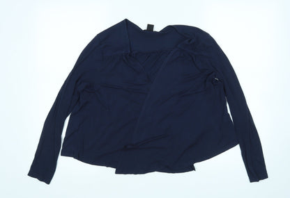 Womens UK Size S H&M Blue Cardigan Jumper
