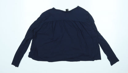 Womens UK Size S H&M Blue Cardigan Jumper