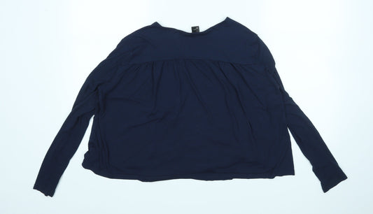 Womens UK Size S H&M Blue Cardigan Jumper