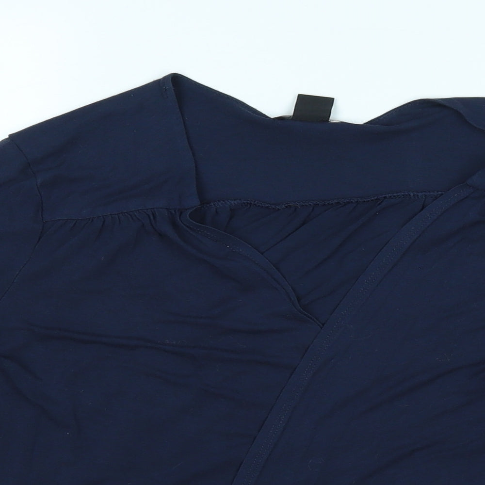Womens UK Size S H&M Blue Cardigan Jumper