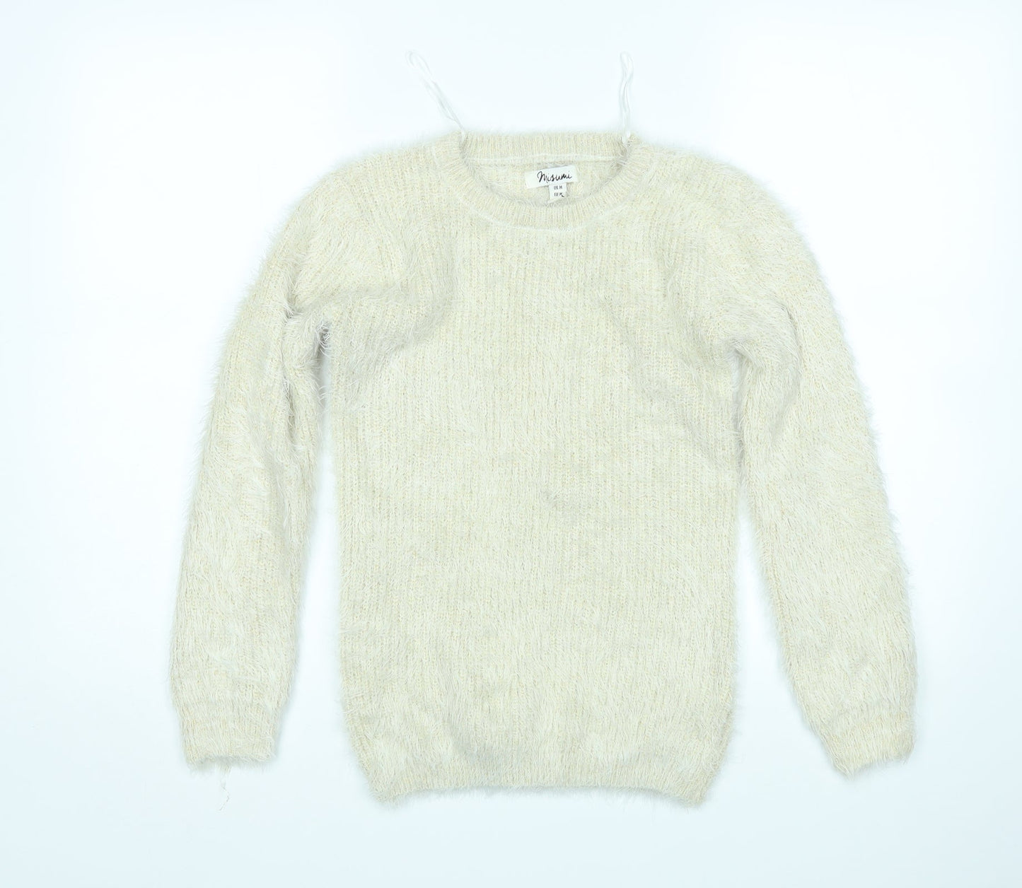 Womens UK Size M Misumi Beige Pullover Jumper