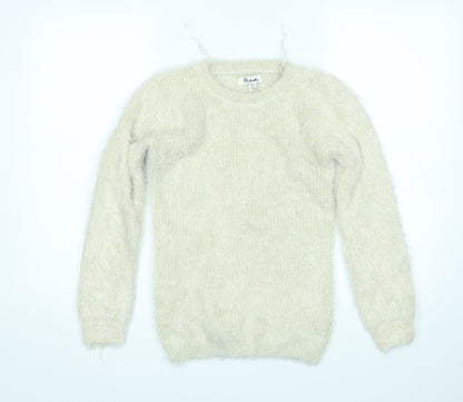 Womens UK Size M Misumi Beige Pullover Jumper