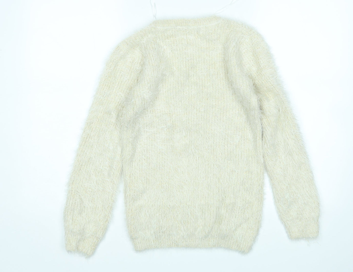 Womens UK Size M Misumi Beige Pullover Jumper