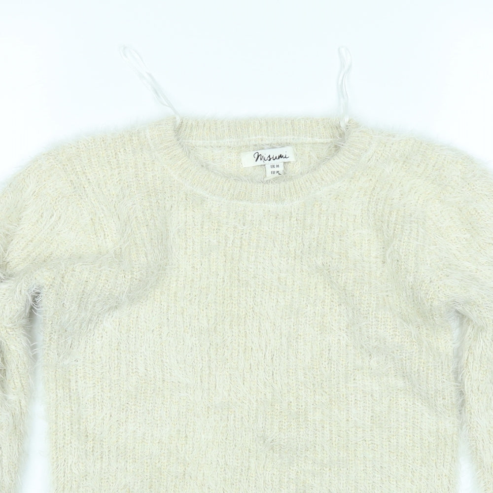 Womens UK Size M Misumi Beige Pullover Jumper