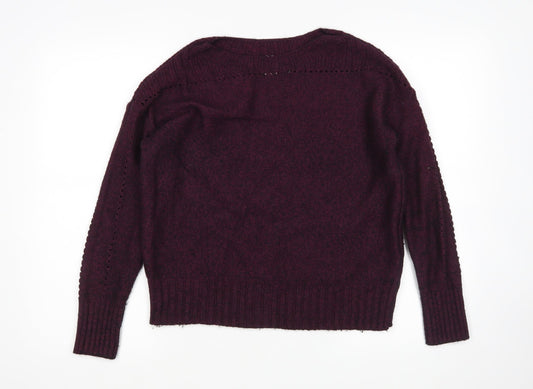 Womens UK Size L Gap Purple Pullover Jumper