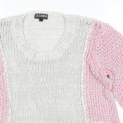 Womens UK Size L Casamia Multicoloured Pullover Jumper