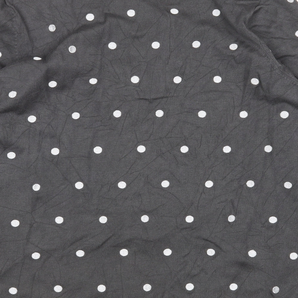 Womens UK Size S Ann Harvey Grey Cardigan Jumper