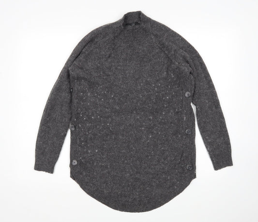 Womens UK Size S NEXT Grey Pullover Jumper