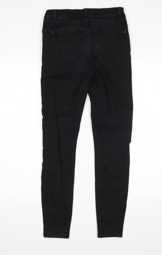 Denim Co Womens Black   Skinny Jeans Size 8 L28 in