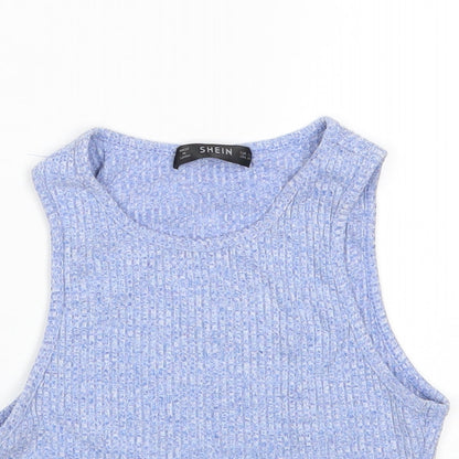 Shein  Womens Blue   Basic Tank Size XS