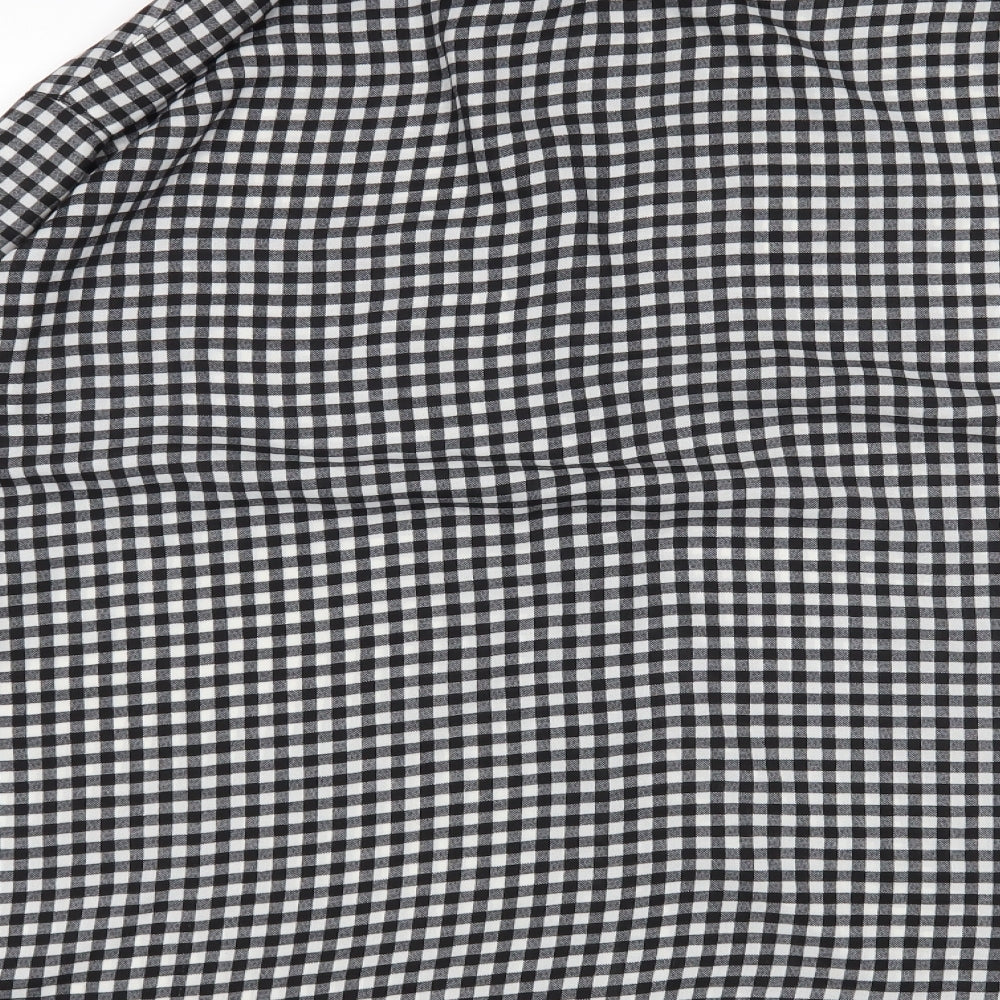 Boohoo Womens Multicoloured Check  Shirt Dress  Size M