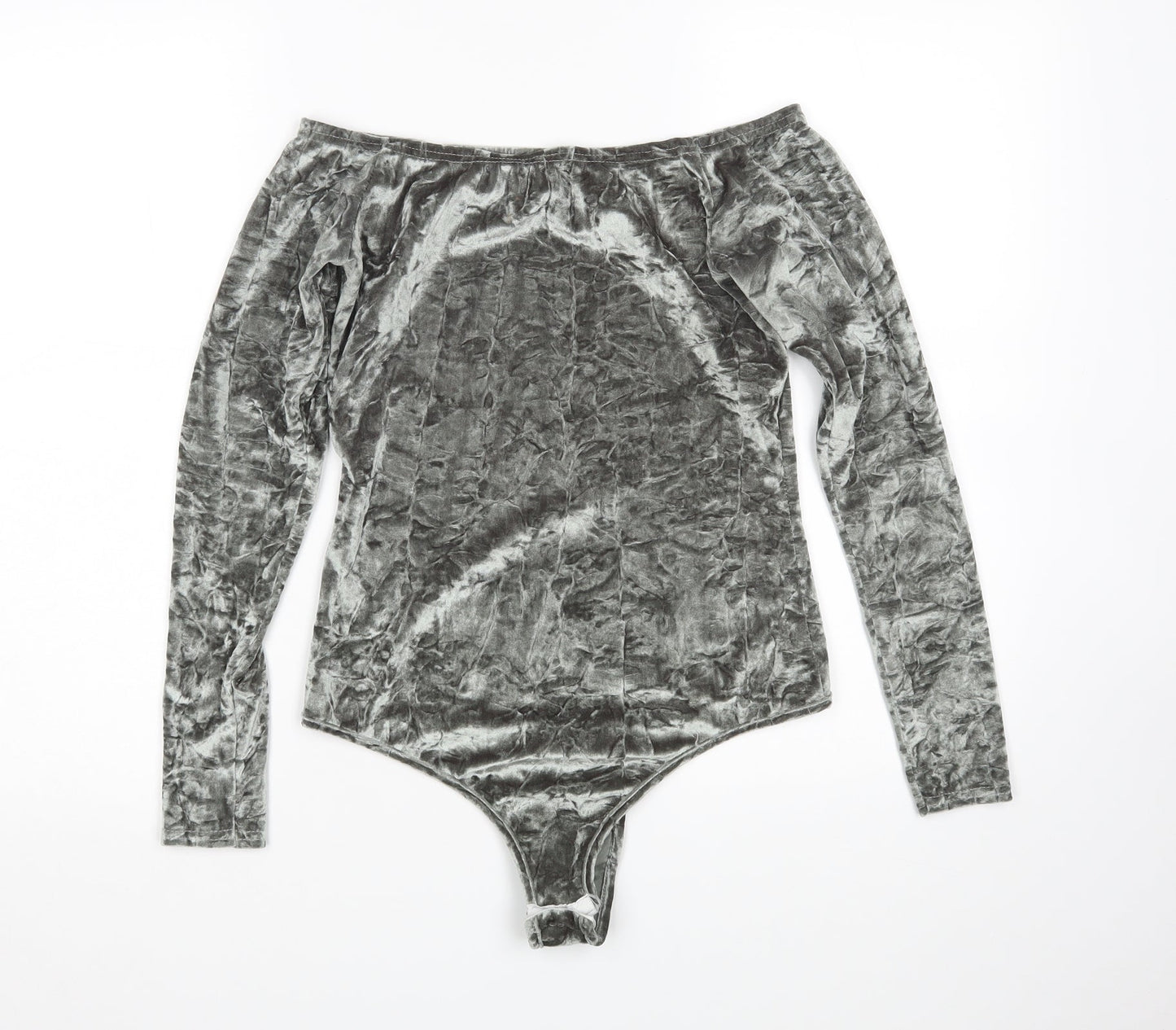 PRETTYLITTLETHING Womens Green   Bodysuit One-Piece Size 12