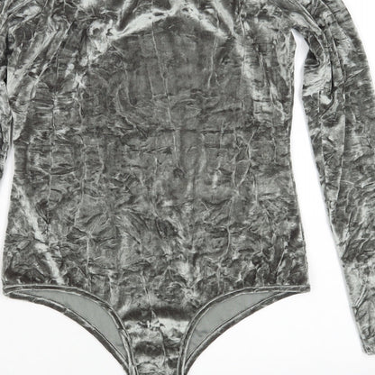 PRETTYLITTLETHING Womens Green   Bodysuit One-Piece Size 12