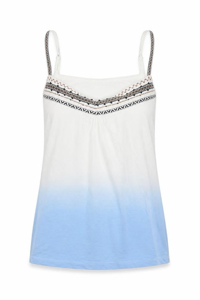 Front view of Lootstock women’s multicoloured basic tank, size M