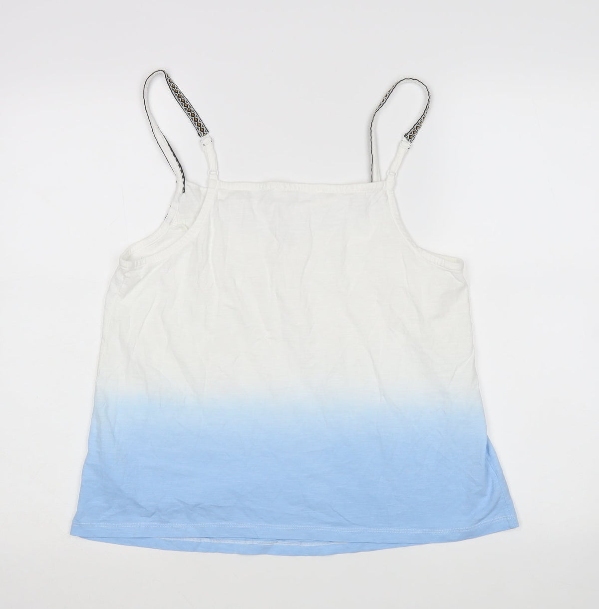 Back view of Lootstock women’s multicoloured basic tank, size M