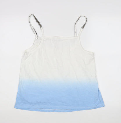 Back view of Lootstock women’s multicoloured basic tank, size M